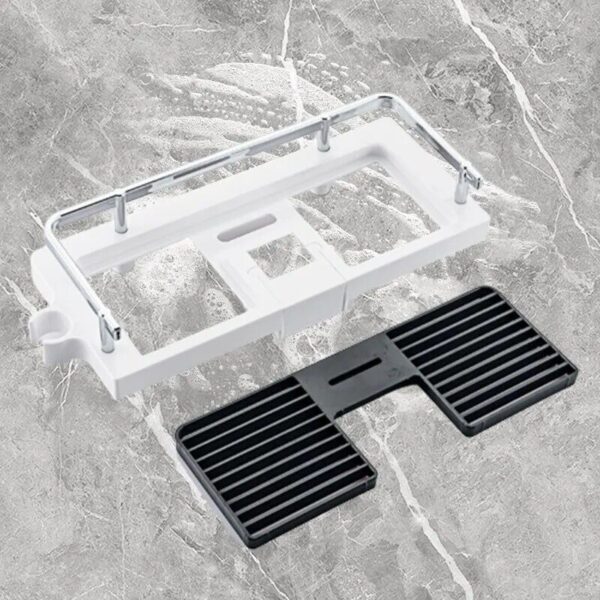 Seamless, No-Drill Shower Shelf - Image 3