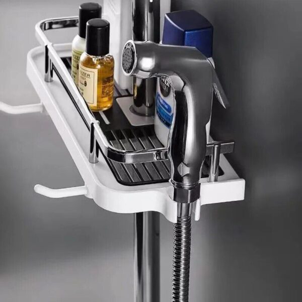 Seamless, No-Drill Shower Shelf - Image 7