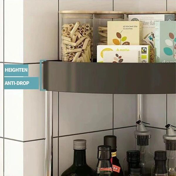 Space-Saving 3-Tier Corner Storage Rack - Image 4