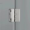 Elegant Gray 2-Door Bathroom Wall Cabinet with Open & Interior Shelves - Image 5