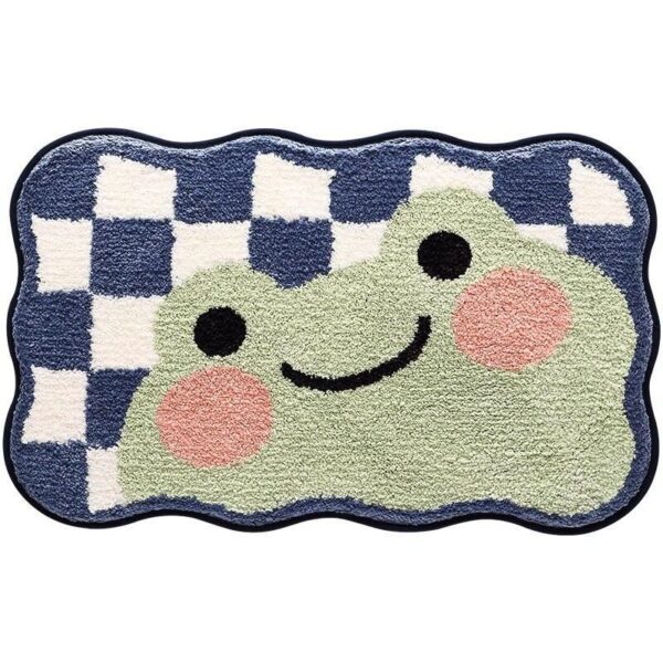Soft Plush Cartoon Microfiber Bath Mat - Absorbent, Non-Slip, Quick-Dry Bathroom Rug - Image 2