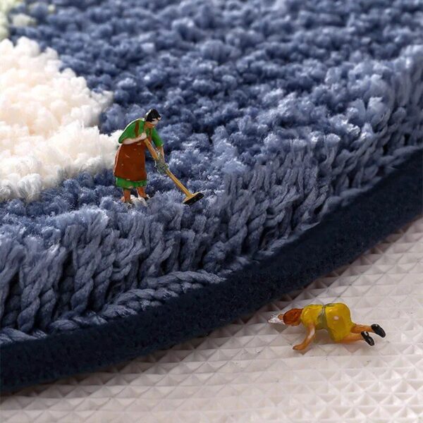 Soft Plush Cartoon Microfiber Bath Mat - Absorbent, Non-Slip, Quick-Dry Bathroom Rug - Image 6