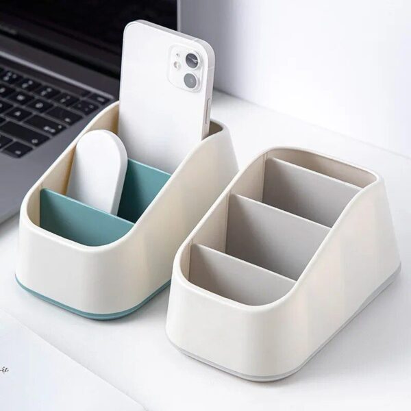 Multi-Functional Remote Control & Stationery Organizer Box - Image 3