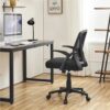 Ergonomic Mesh Office Chair with Flip-up Armrests - Ideal for Home and Office Use - Image 3