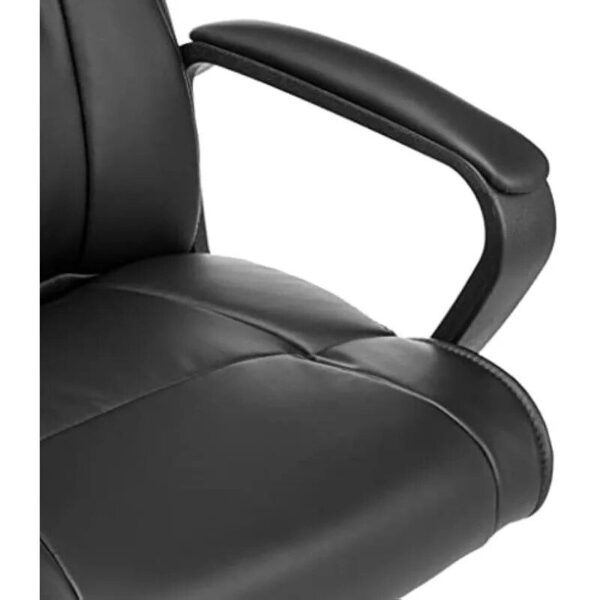 Ergonomic Swivel Executive Office Chair with Padded Armrests and Adjustable Height - Image 4