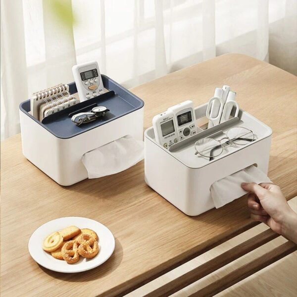 All-in-One Desktop Organizer and Tissue Box - Image 3
