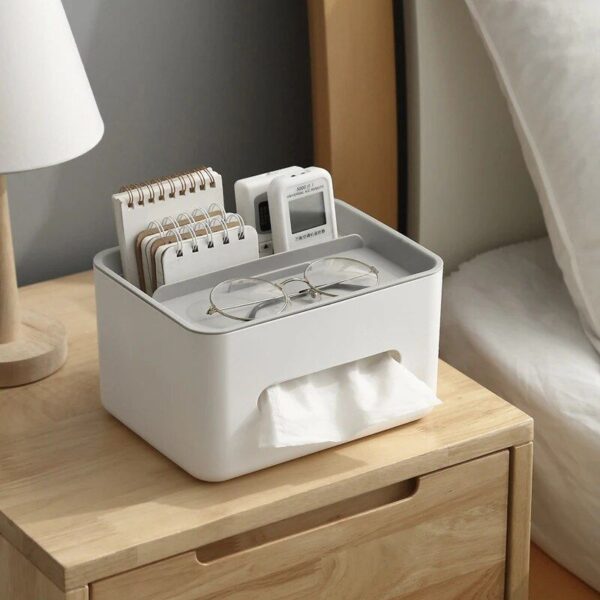 All-in-One Desktop Organizer and Tissue Box - Image 6