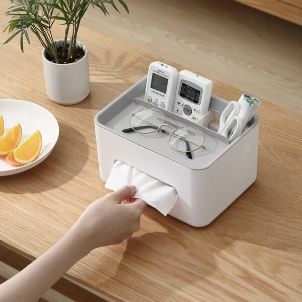 All-in-One Desktop Organizer and Tissue Box - Image 4
