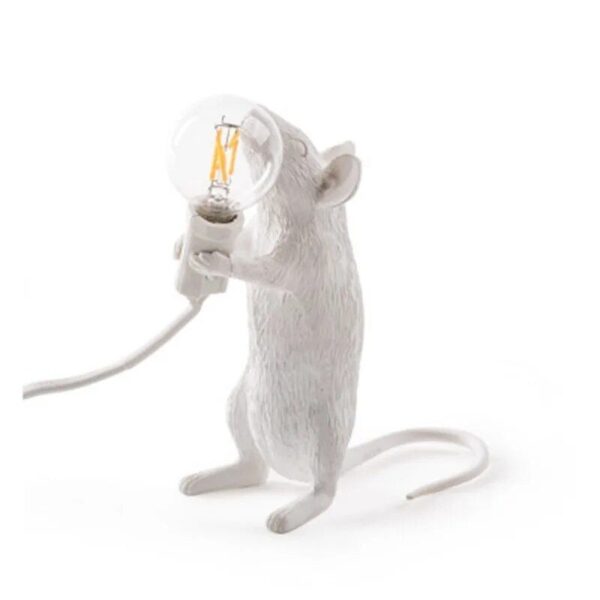 Charming Mouse-Shaped Night Lamp - Modern Tabletop Decorative Light for Home & Bedroom - Image 4
