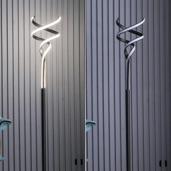 Contemporary Minimalist LED Strip Floor Lamp - Perfect for Modern Living Spaces - Image 5