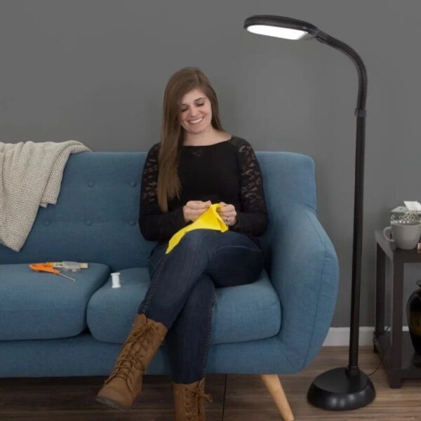 Adjustable LED Floor Lamp - Contemporary Design for Living Room, Bedroom, and Office - Image 7