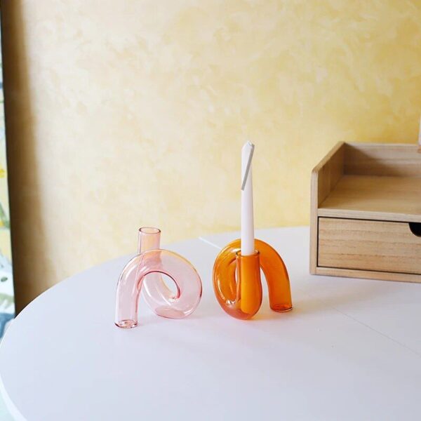 Elegant Glass Vase and Candle Holder - Image 6