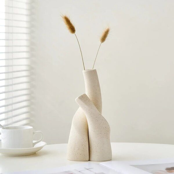 Modern Nordic Ceramic Vase - Image 3