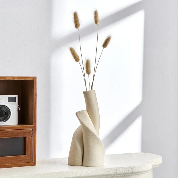 Modern Nordic Ceramic Vase - Image 4