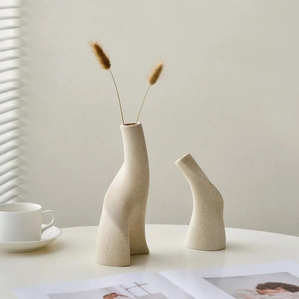 Modern Nordic Ceramic Vase - Image 5