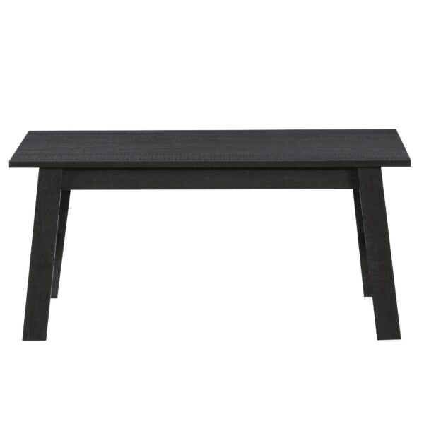 Modern Minimalist Black Rectangle Coffee Table - Image 7