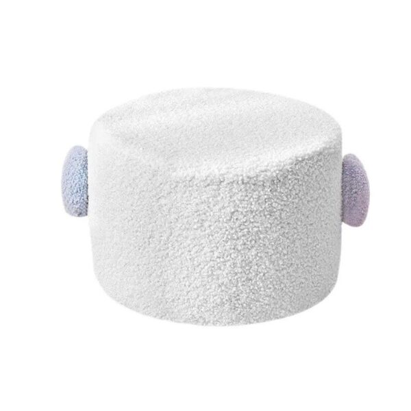 Modern Korean Style Wooden Stool & Ottoman - Image 4