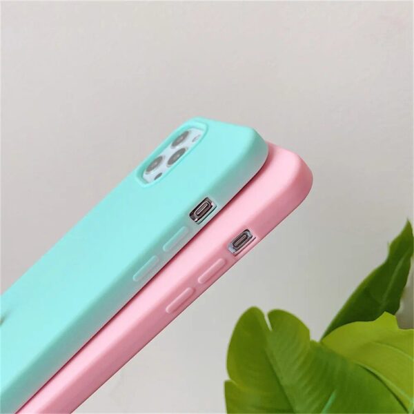 Crossbody Silicone Case with Necklace Lanyard for Various iPhone Models - Image 6