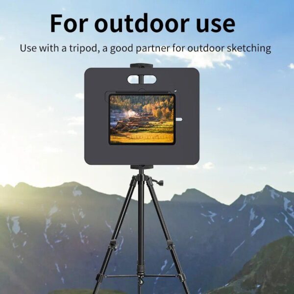Adjustable iPad Sketchboard Stand with Built-in Pencil Holder & Charging Port - Image 3