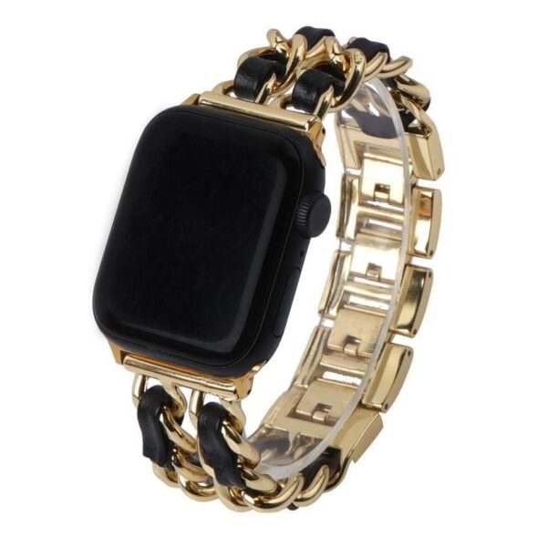 Luxury Metal and Leather Watch Strap for Various Sizes