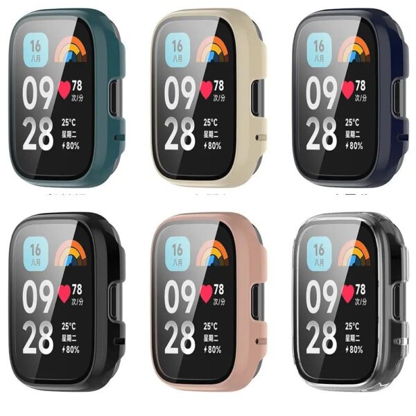 Shockproof Full Screen Protective Case for Redmi Watch3 Lite/Active with Film - Image 4