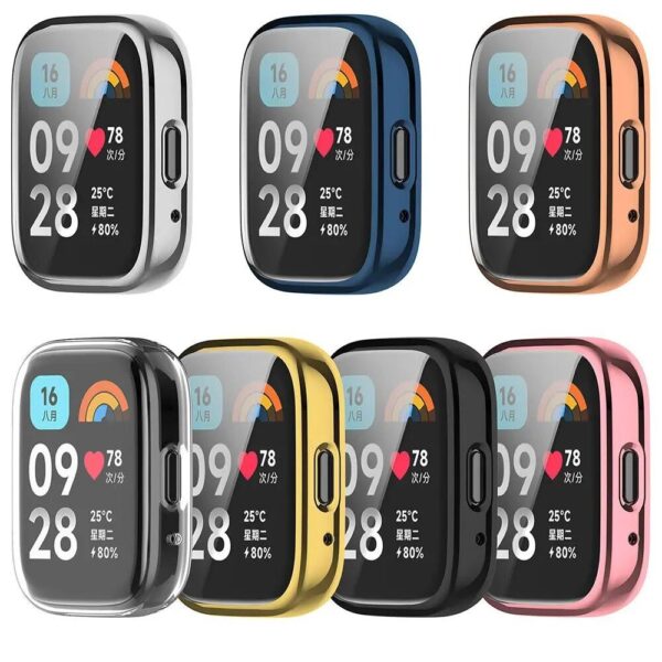 Shockproof Full Screen Protective Case for Redmi Watch3 Lite/Active with Film - Image 3