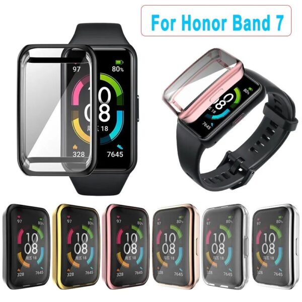 Huawei Honor Band 7 TPU Full Coverage Screen Protector Case - Image 2