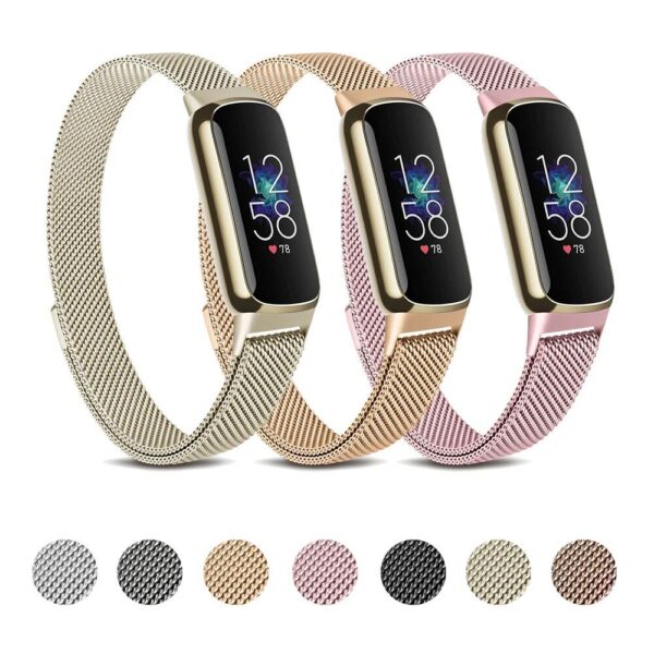 Fitness Enthusiasts' Choice: Magnetic Milanese Sport Strap for Fitbit Luxe - Image 2