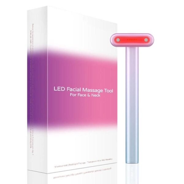 LED Microcurrent Eye & Face Massager with Heat Vibration