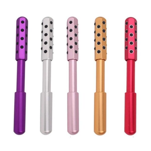 24-Pellet Germanium Face Massage Beauty Stick: Acupoint Massager for Radiant Skin
