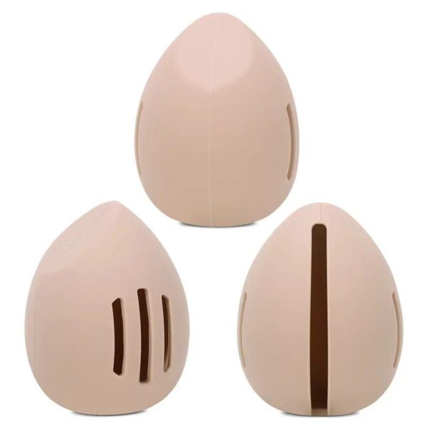 Compact Silicone Makeup Sponge Holder - Dustproof and Breathable Beauty Blender Case - Image 6