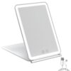 Touch Screen LED Makeup Mirror - Foldable, 3-Color Lighting, USB Rechargeable - Image 4