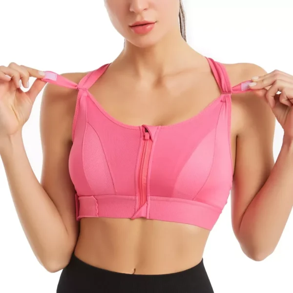 Women Sports Bras Tights Crop Top Yoga Vest - Image 3