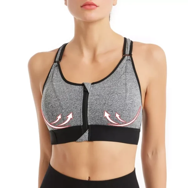 Women Sports Bras Tights Crop Top Yoga Vest - Image 6