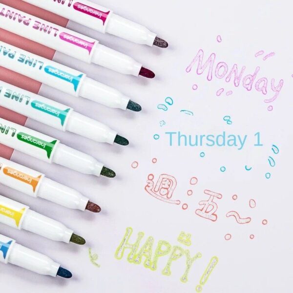 Double Line Contour Color Markers - Image 3