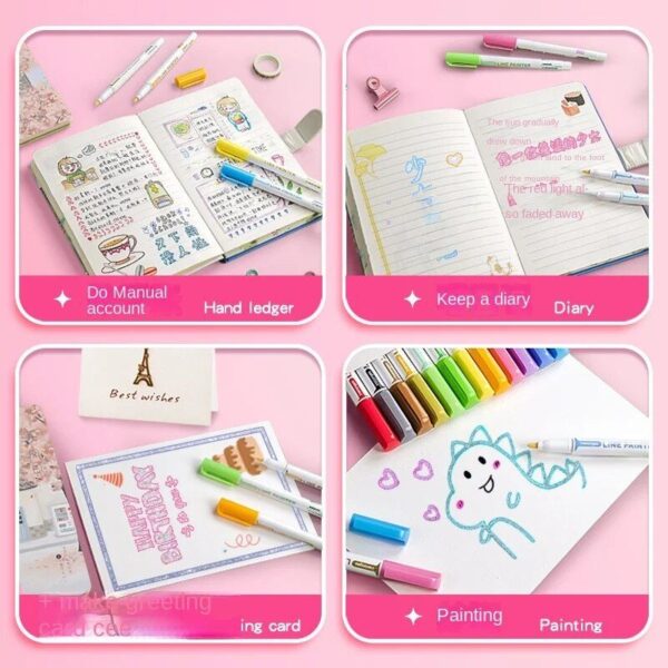 Double Line Contour Color Markers - Image 5