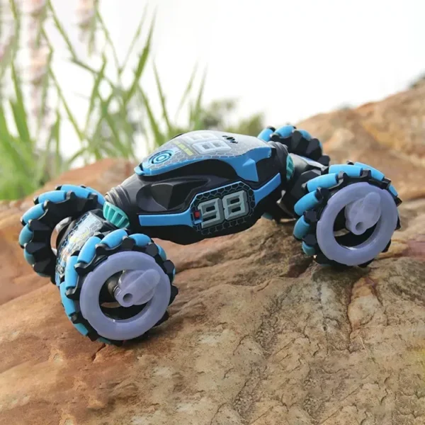 4WD RC Stunt Car with Gesture Induction and Light-Up Wheels - Image 3