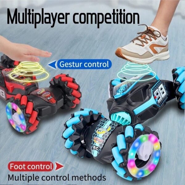 4WD RC Stunt Car with Gesture Induction and Light-Up Wheels - Image 8