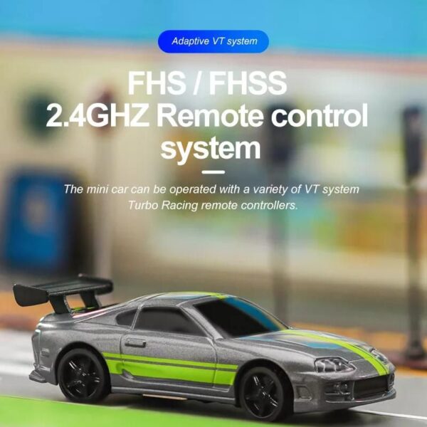 Mini Full Proportional Sports RC Car 1:76 - Image 4