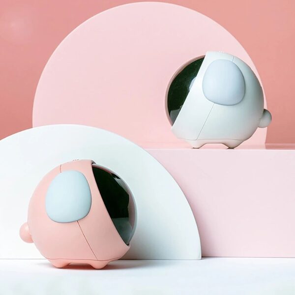 Charming Expression Multifunctional Kids' Alarm Clock with Voice-Controlled Night Light and USB Charging - Image 6