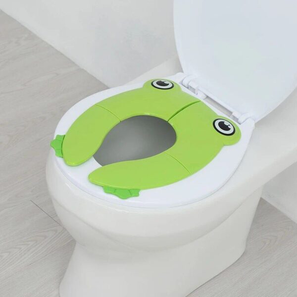 Compact & Colorful Toddler Travel Potty Seat - Portable & Foldable for On-the-Go Convenience - Image 4