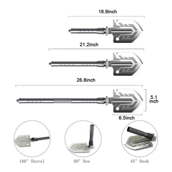 Multi-Purpose Folding Shovel - Image 3