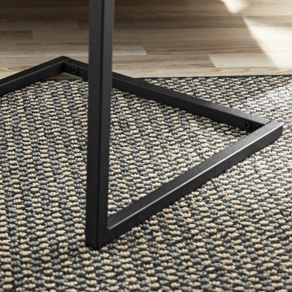 Space-Saving C-Shape End Table - Image 5