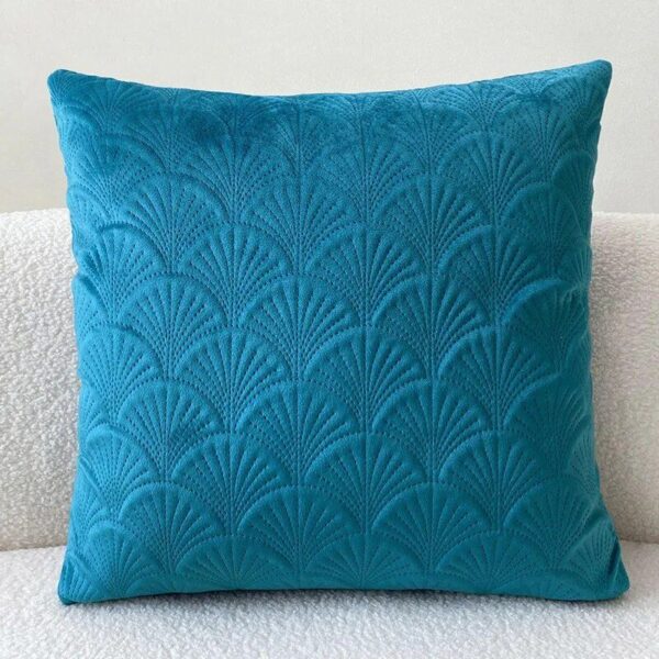 Velvet Geometric Cushion Cover 45x45cm - Image 3