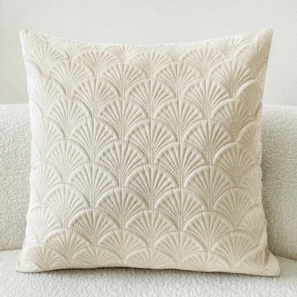 Velvet Geometric Cushion Cover 45x45cm - Image 2