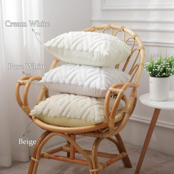 Luxury Geometric Cotton-Linen Throw Pillow Cover - Image 5