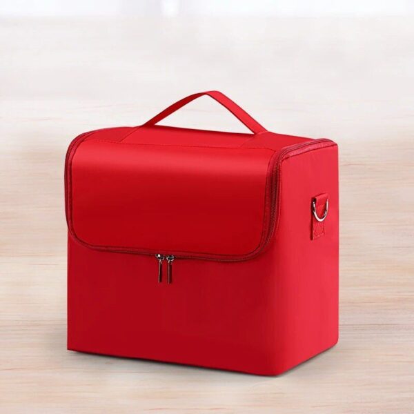 Large Capacity Multilayer Cosmetic Organizer Bag for Beauty Essentials - Image 3