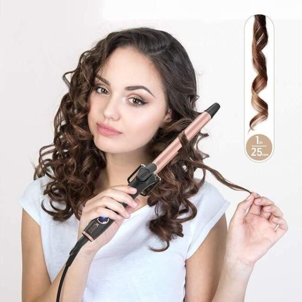 Adjustable Temperature Ceramic Hair Curler - Image 7